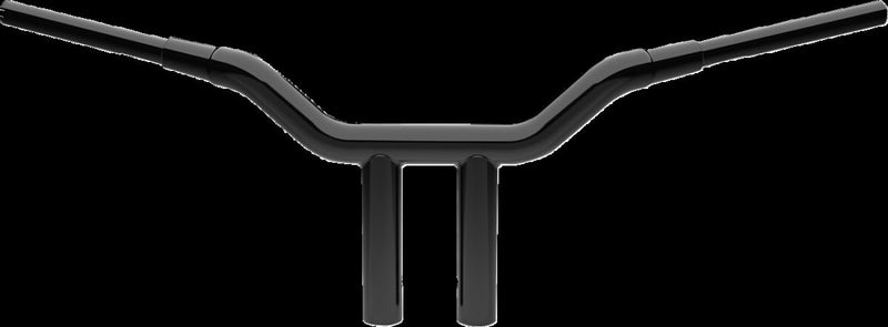 LA Choppers 1-1/2" Kage Fighter T-bar - 90 cm (35-1/2"), Steel, Each - Black / Gloss for Harley-Davidson Touring & Softail 2023-2026