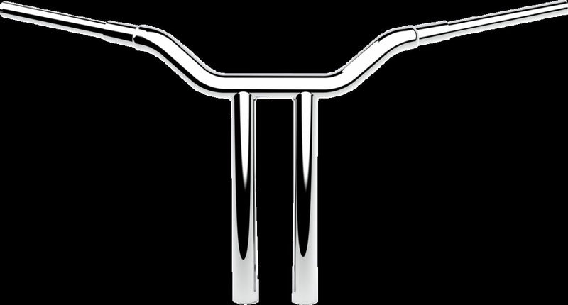 LA Choppers 1-1/2" Kage Fighter T-bar - Standard, Each, Steel - Chrome for Harley-Davidson Touring & Softail 2023-2026