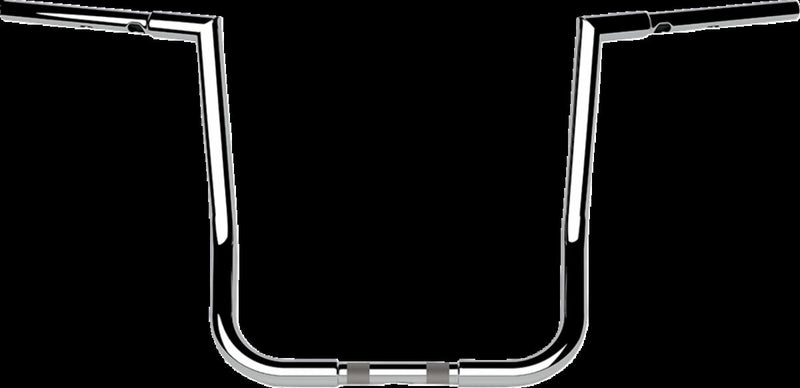 LA Choppers 1-1/4" Twin Peaks Touring Handlebar - 89,5 cm (35-1/4"), Each - Chrome for Harley-Davidson Touring & Trike 2023-2026