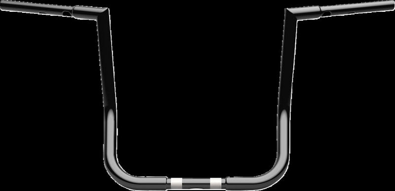 LA Choppers 1-1/4" Twin Peaks Touring Handlebar - Each, 89,5 cm (35-1/4"), Steel - Black / Gloss for Harley-Davidson Touring 2023-2026