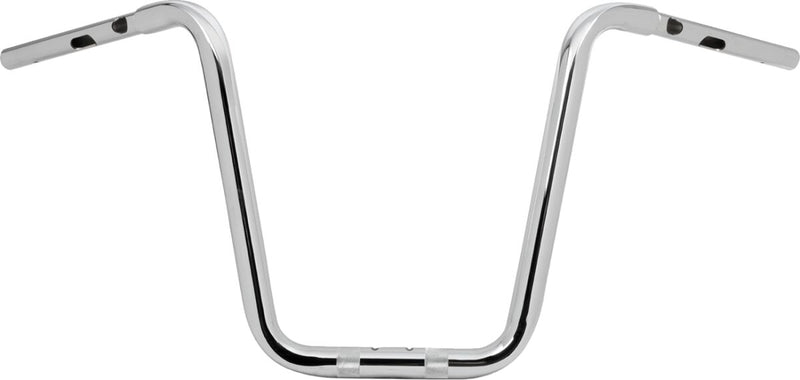 LA Choppers Twin Round Handlebar for 2023-2026 Harley-Davidson Chrome Silver Steel
