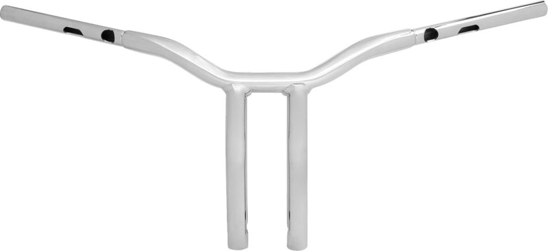 LA Choppers One-piece Kage Fighter Handlebar - Standard, Each, Steel - Chrome for Harley-Davidson Touring, Softail & Dyna 2023-2026