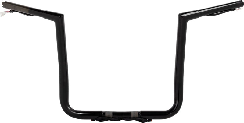 LA Choppers Pre-wired Twin Peaks Handlebar - 85 cm (33-1/2") - Black for Harley-Davidson Touring 2014-2022