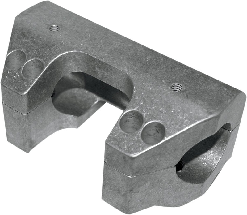 LA Choppers Handlebar Clamp Set - 6061-T6 Aluminum, Handlebar /  Riser - Raw for Harley-Davidson Touring 1994-2014