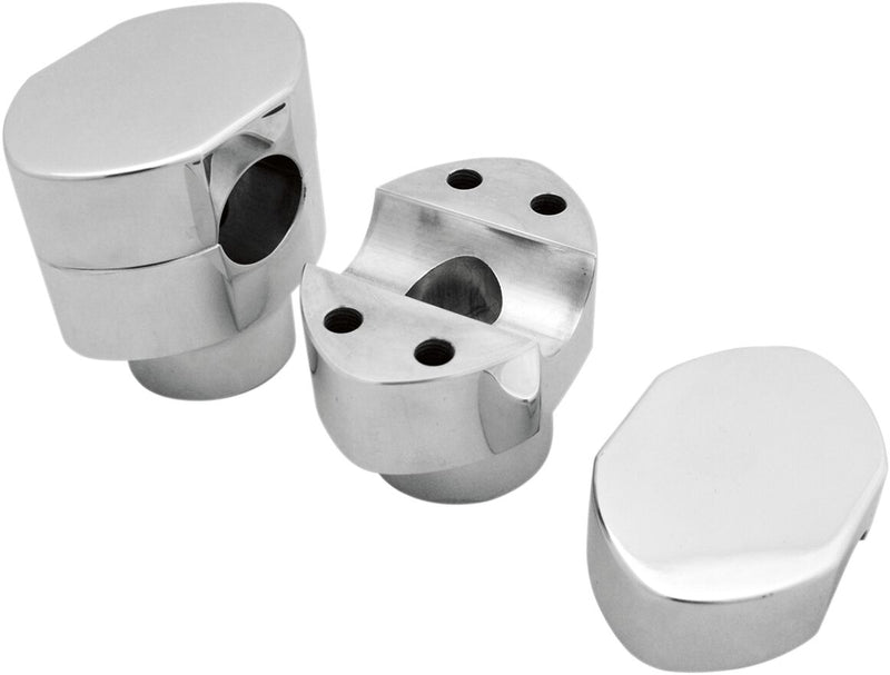 Springer Handlebar Riser Kit Softail Silver