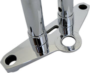 LA Choppers (1 Inch) Riser Extension For (1-1/2) Handlebars In Natural For Universal Fitment Chrome #LA-7413-51