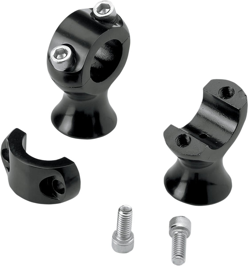 Biltwell Black Electroplated 1 3/4 in. Slimline Risers