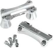 Biltwell Polished 1 1/2 in. Thunder Handlebar Risers
