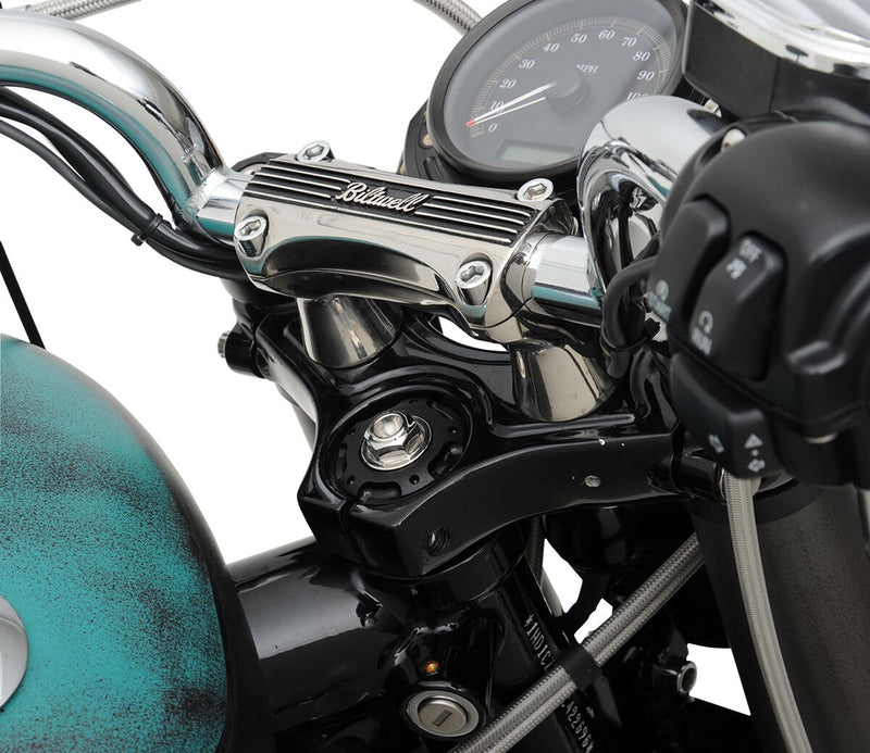 Biltwell Polished 1 1/2 in. Thunder Handlebar Risers