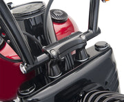 Biltwell Black 1 1/2 in. Thunder Handlebar Risers