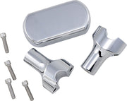 Solid Handlebar Riser & Top Clamp Kit Dyna,
Softail,
Sportster