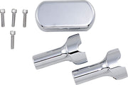 Solid Handlebar Riser & Top Clamp Kit Dyna,
Softail,
Sportster