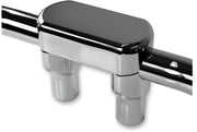 Hefty Handlebar Riser & Top Clamp Kit Dyna,
Softail,
Sportster