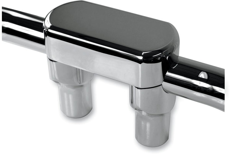 Hefty Handlebar Riser & Top Clamp Kit Dyna,
Softail,
Sportster