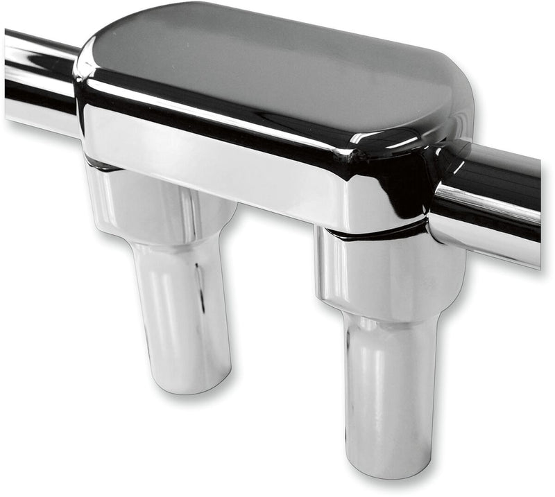 Hefty Handlebar Riser & Top Clamp Kit Dyna,
Softail,
Sportster