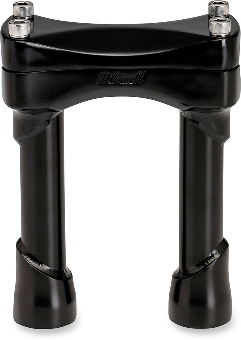 Biltwell Black 6 in. Murdock Handlebar Risers