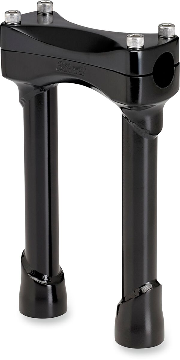 Biltwell Black 8 in. Murdock Handlebar Risers