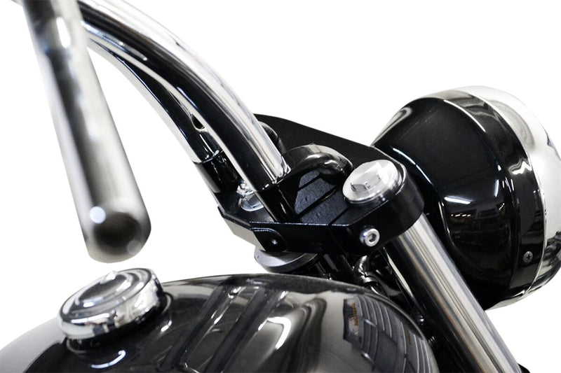 Handlebar Riser Pullback Extension Kit Black| Gloss| Powder-Coated #LA-7416-01B