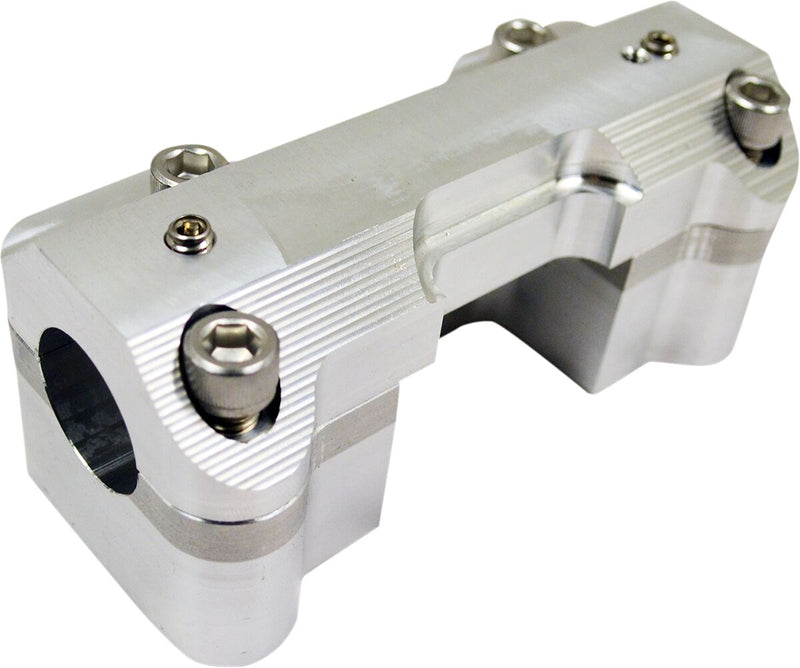 LA Choppers Handlebar Clamp Set - 6061-T6 Aluminum, Handlebar /  Riser - Raw for Harley-Davidson Touring 2015-2022