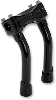 Biltwell Black 8 in. Murdock Pullback Risers