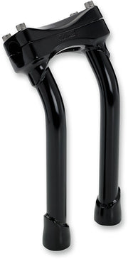 Biltwell Black 10 in. Murdock Pullback Risers