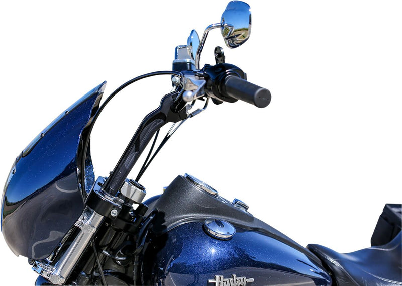 Thrashin Supply Co. 9.5 Inch Tall Pullback OG Handlebar Riser In Black