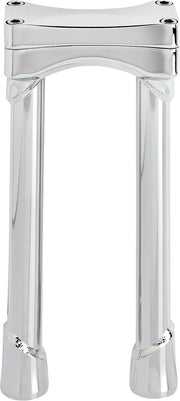 Biltwell Chrome 10 in. Oversized Murdock Handlebar Riser