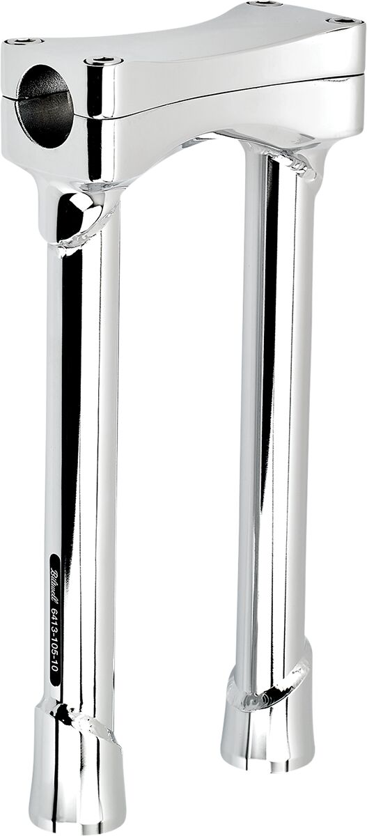 Biltwell Chrome 10 in. Oversized Murdock Handlebar Riser
