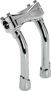 Biltwell Chrome 8 in. Oversied Murdock Handlebar Pullback Riser