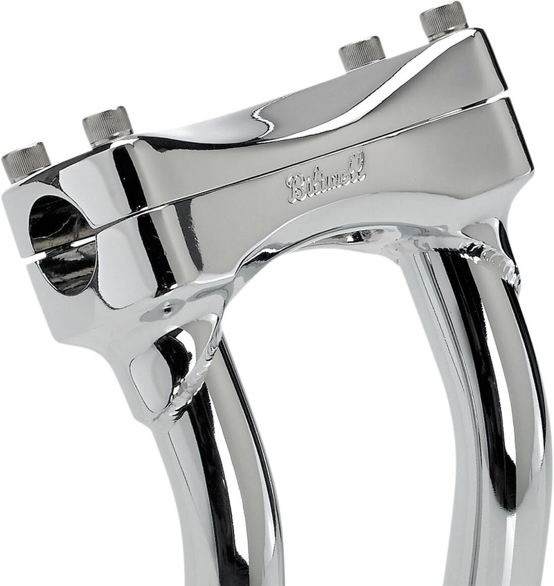 Biltwell Chrome 8 in. Oversied Murdock Handlebar Pullback Riser
