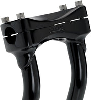 Biltwell Black 8 in. Oversied Murdock Handlebar Pullback Riser