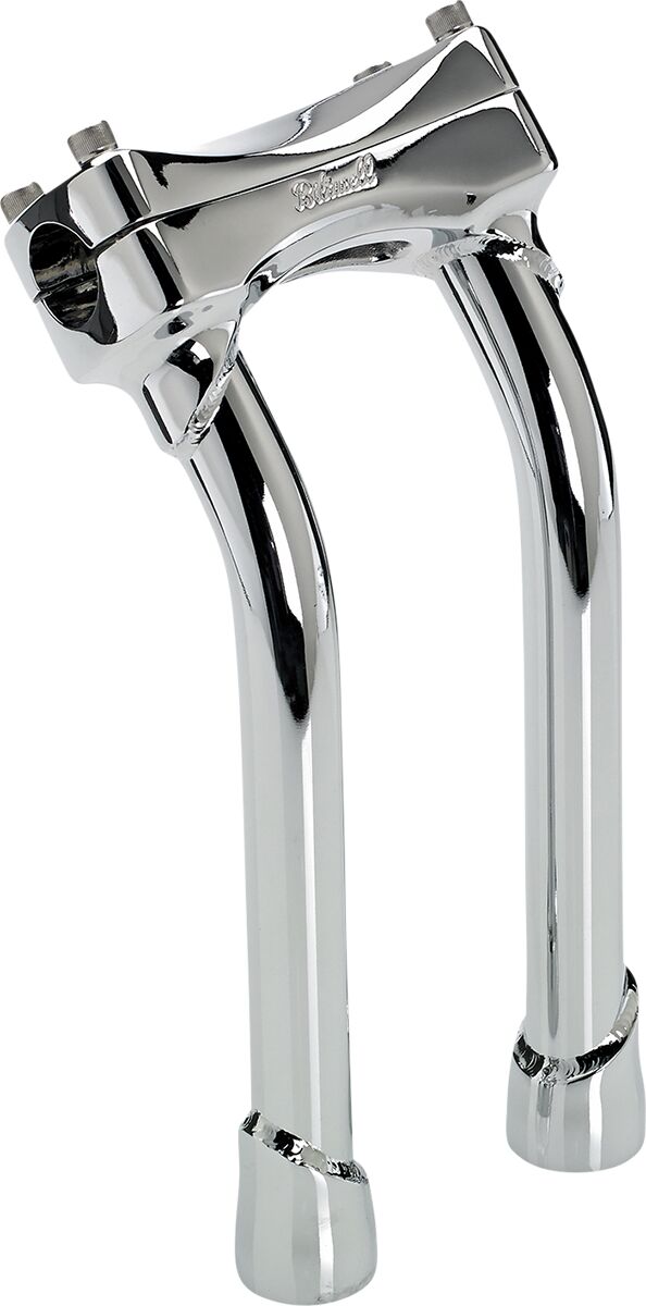 Biltwell Chrome 10 in. Oversied Murdock Handlebar Pullback Riser