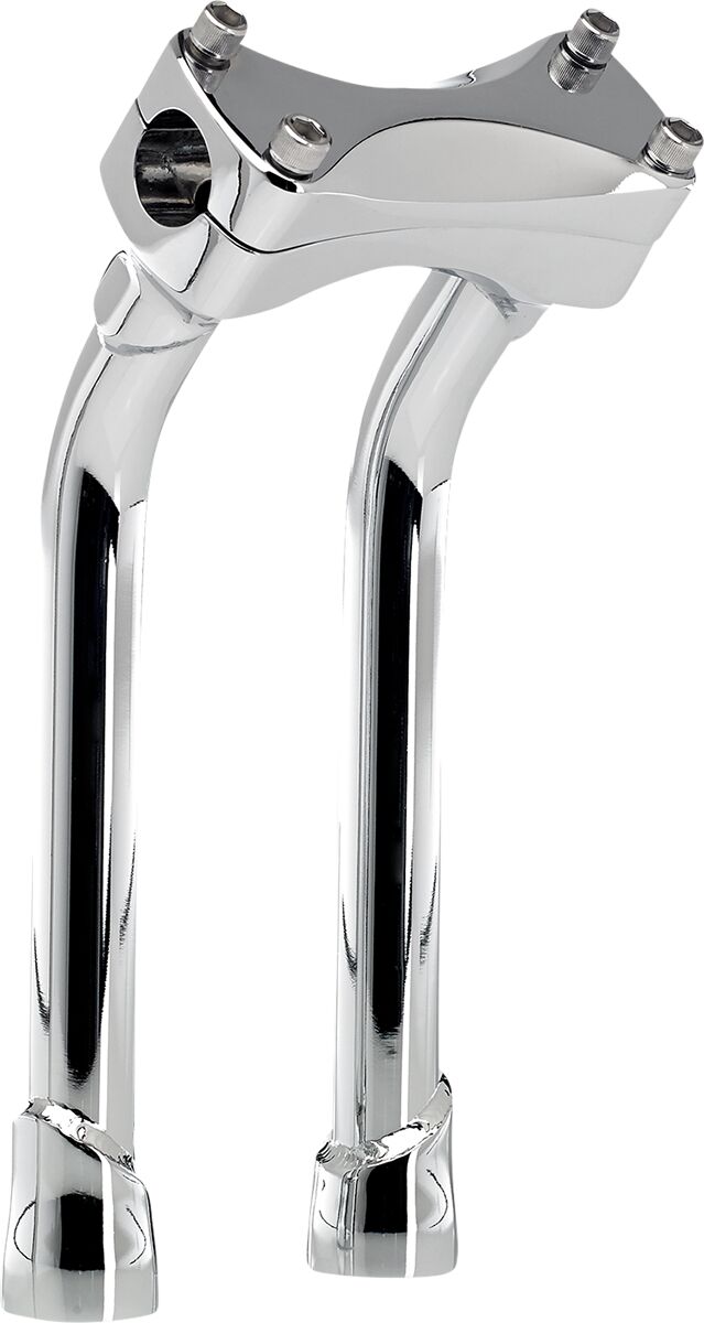 Biltwell Chrome 10 in. Oversied Murdock Handlebar Pullback Riser