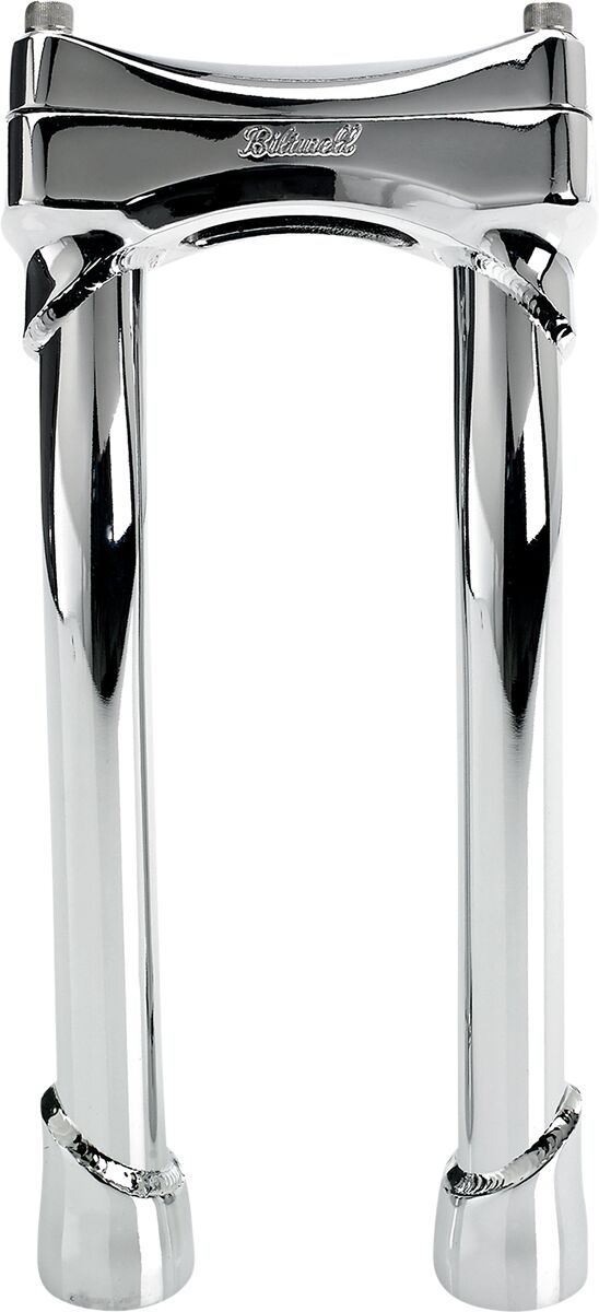 Biltwell Chrome 10 in. Oversied Murdock Handlebar Pullback Riser