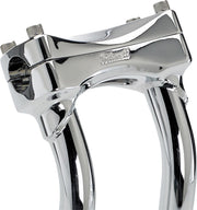 Biltwell Chrome 10 in. Oversied Murdock Handlebar Pullback Riser