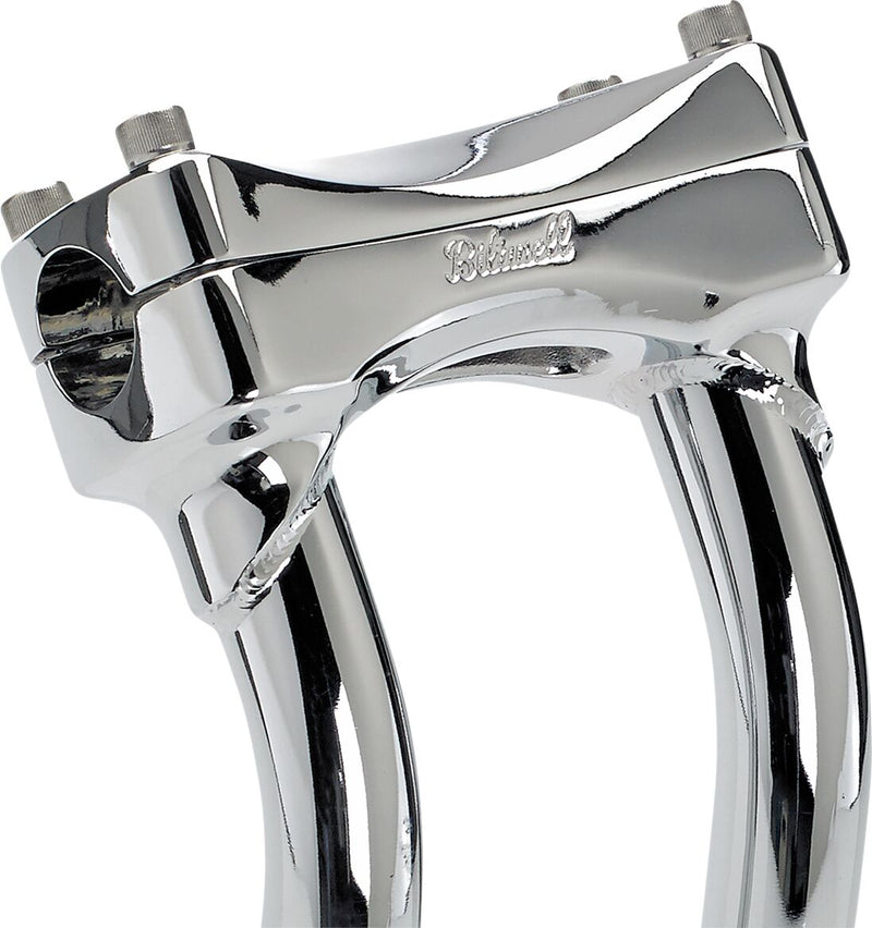 Biltwell Chrome 10 in. Oversied Murdock Handlebar Pullback Riser
