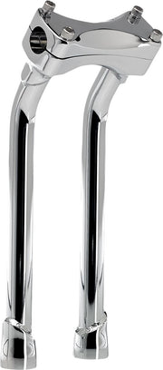Biltwell Chrome 12 in. Oversied Murdock Handlebar Pullback Riser