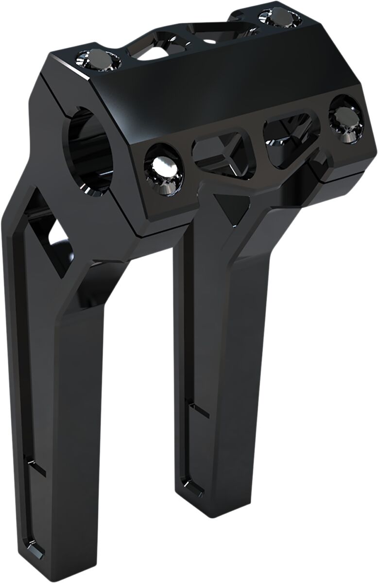 Performance Risers Anodised| Black #LA-7481-08B