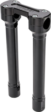 Thrashin Supply Co. 10 Inch Tall Hole Shot Handlebar Riser In Black For Harley-Davidson