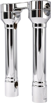 Thrashin Supply Co. 8 Inch Tall Hole Shot Handlebar Riser In Chrome For Harley-Davidson