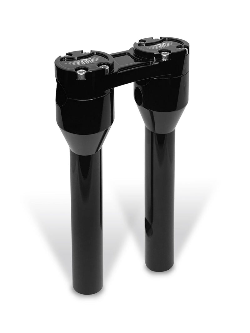 Heinz Bikes Clubstyle Straight Riser - Billet Aluminum, Kit - Black for Harley-Davidson Softail, Sportster, Dyna & FXR 1970-2024