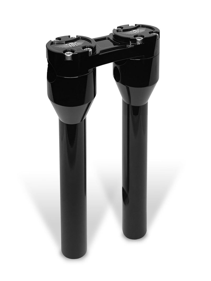 Heinz Bikes Clubstyle Straight Riser - Billet Aluminum, Kit - Black for Harley-Davidson Softail, Sportster, Dyna & FXR 1970-2024