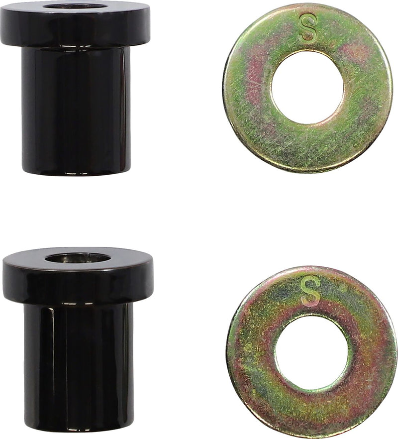 LA Choppers Solid Handlebar Riser Bushing - Pair, Aluminum - Black / Gloss for Harley-Davidson Touring, Softail, Dyna & Trike 1983-2022