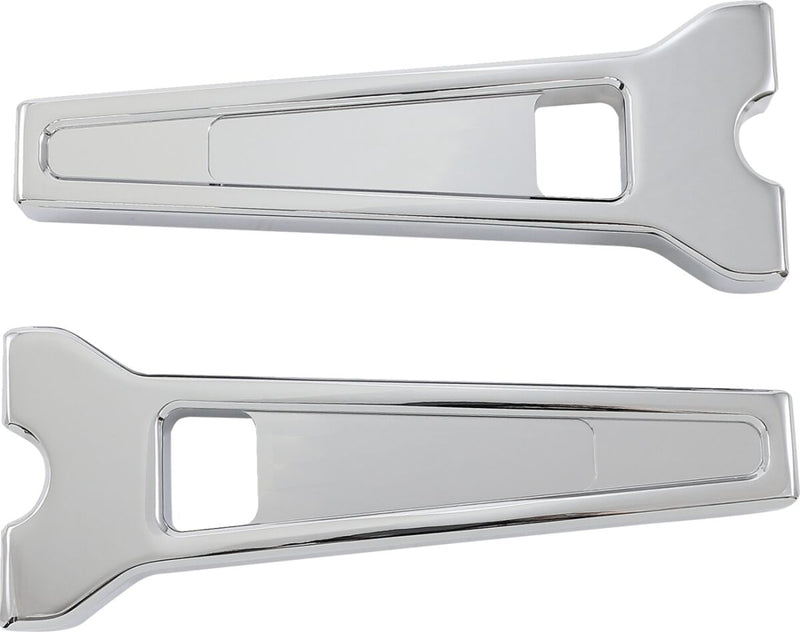 LA Choppers Performance Risers - Pair, Straight, Aluminum - Chrome
