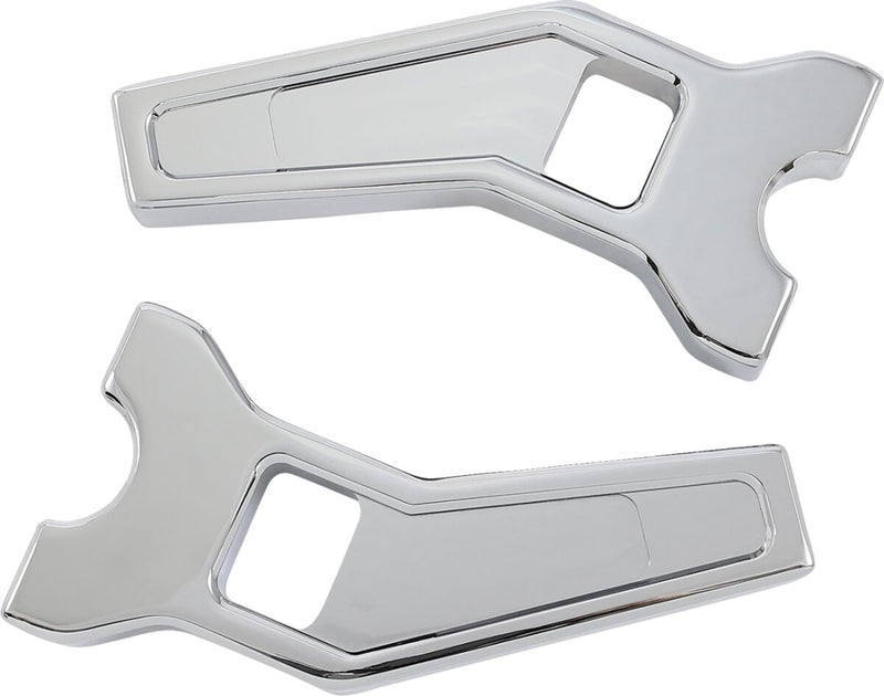 LA Choppers Performance Risers - Aluminum, Pullback, Pair - Chrome