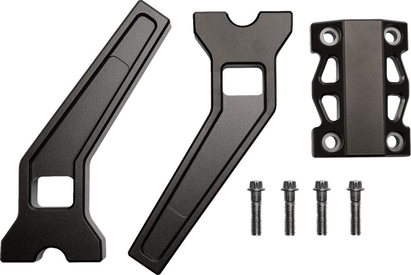 LA Choppers Performance Risers - Pullback, Aluminum, Handlebar - Bronze / Powder-Coated