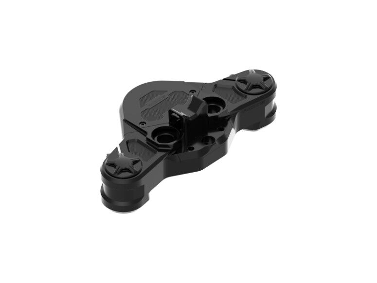 Rick's Motorcycles RISER + TRIPLE TREE for 2015-2023 Harley-Davidson Anodised Black Kit #65-CS0823K2-0