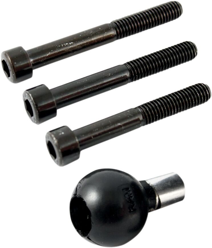 RAM Mounts Universal Ball Mount Base Black Powder-Coated Mounting Aluminium Rubber Kit #RAM-B-367