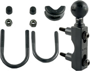 RAM Mounts Universal Ball Mount Base Black Powder-Coated Mounting Aluminium Rubber Kit #RAM-B-309-7