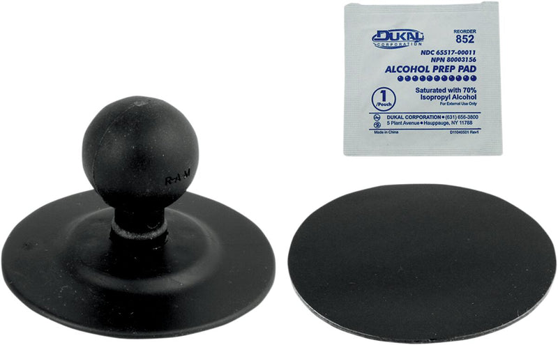 RAM Mounts Universal Ball Mount Base Black Powder-Coated Mounting Aluminium Rubber Kit #RAP-B-378